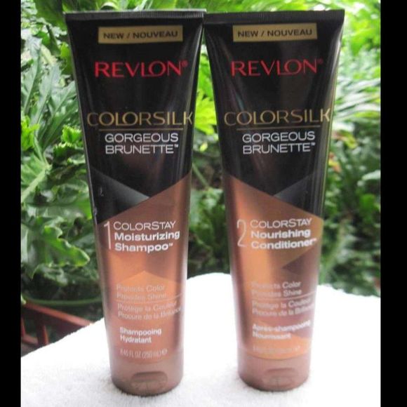 Revlon ColorSilk Brunette Shampoo Conditioner Set - Picture 1 of 12